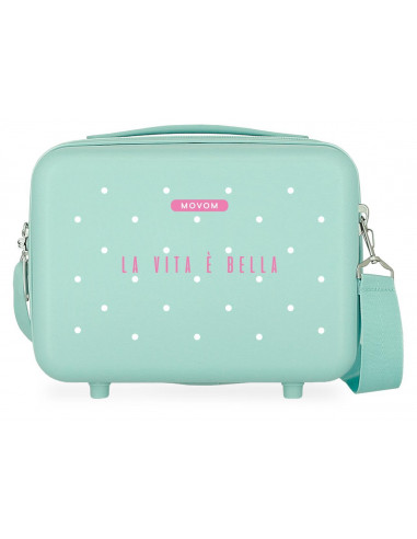 3753921 ADAPT. ABS VANITY CASE MOVOM LA VITA E BELLA TURQUOI